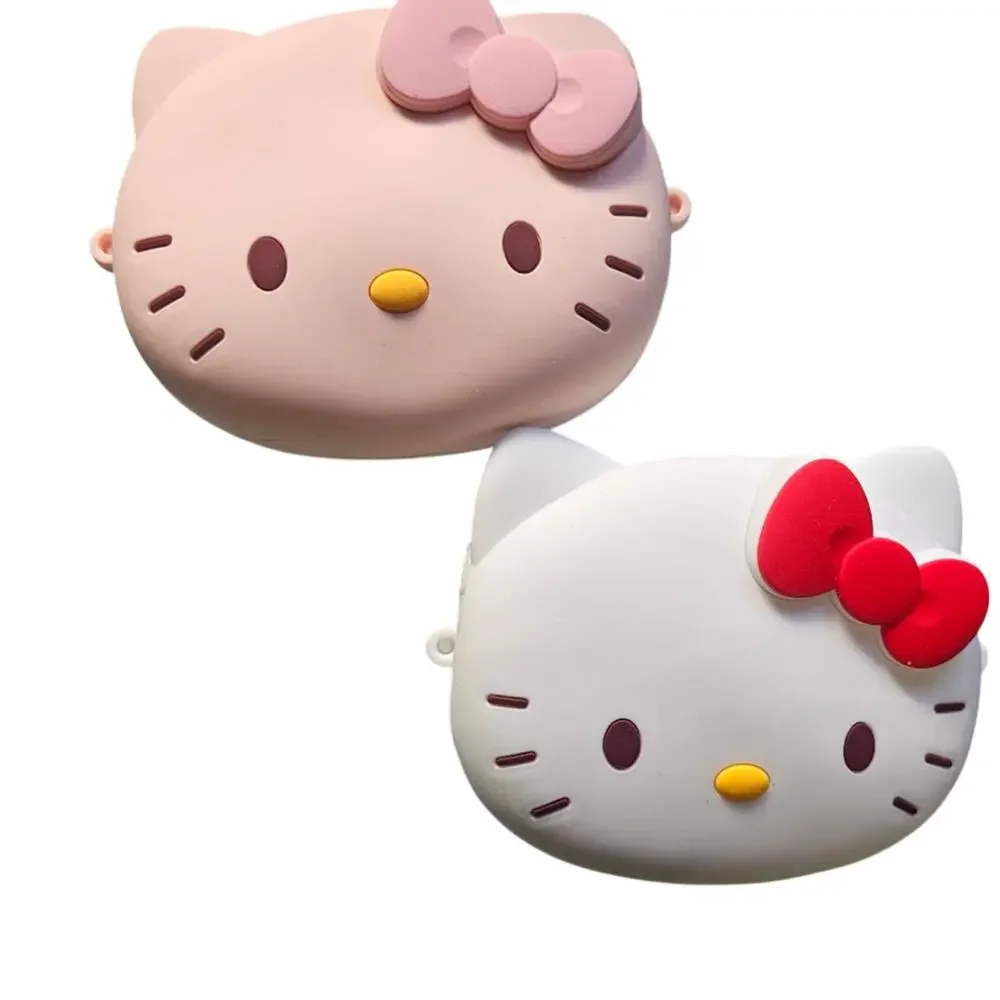 Hello Kitty Silicone Crossbody Bag Coin Purse Detachable Lanyard Medium NWT